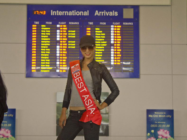 Cô rất tự hào với giải thưởng Best Asia - Người mẫu xuất sắc nhất châu Á mà mình đã giành được