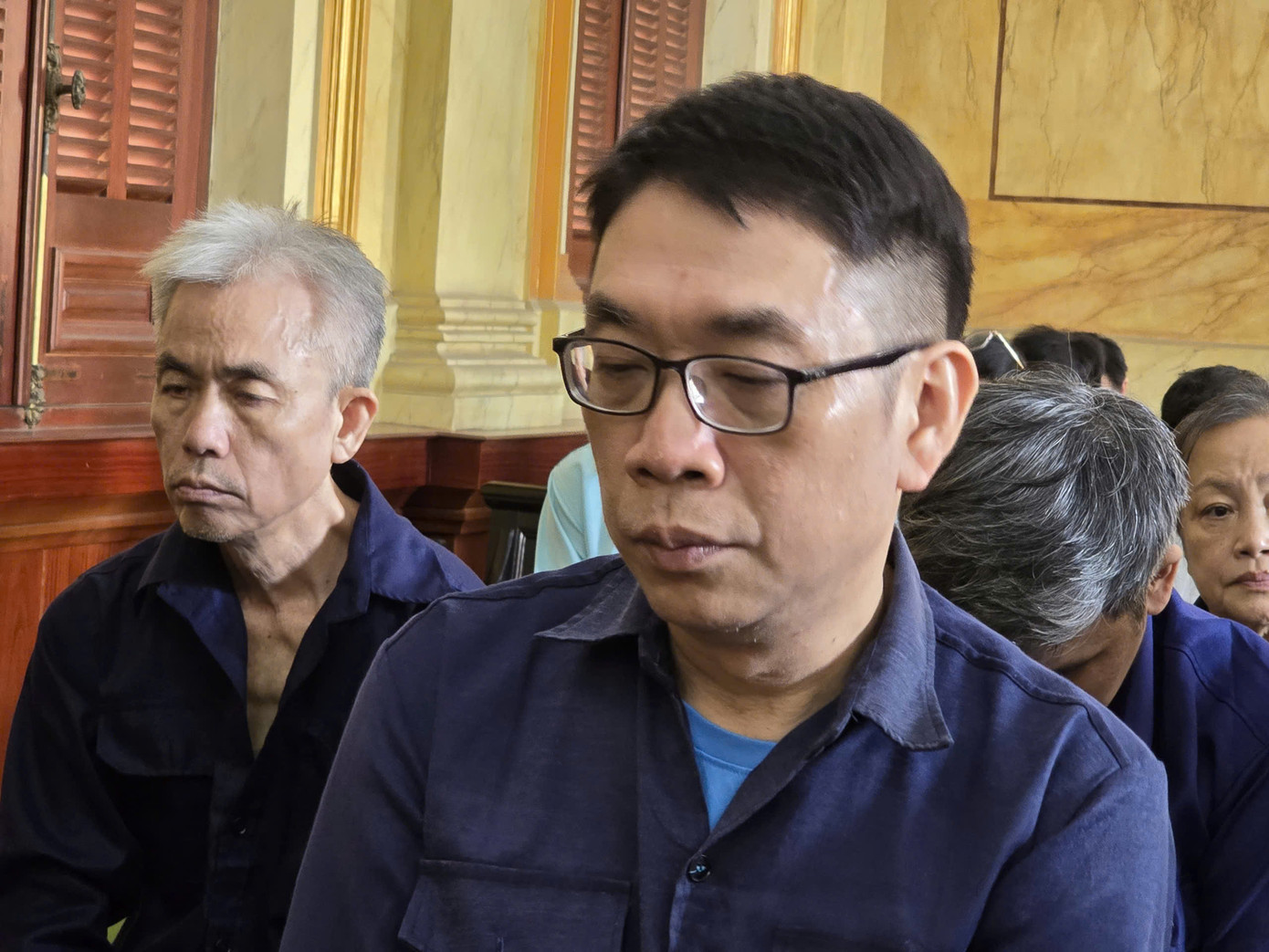 Bị cáo Đinh Minh Hiệp tại phiên tòa ngày 15/1. Bị cáo Đinh Minh Hiệp tại phiên tòa ngày 15/1.