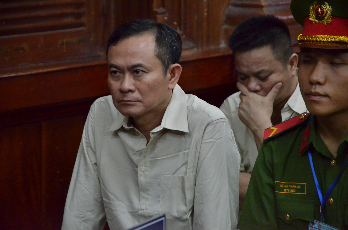 Bị cáo Trần Lập Nghĩa tại phiên tòa.