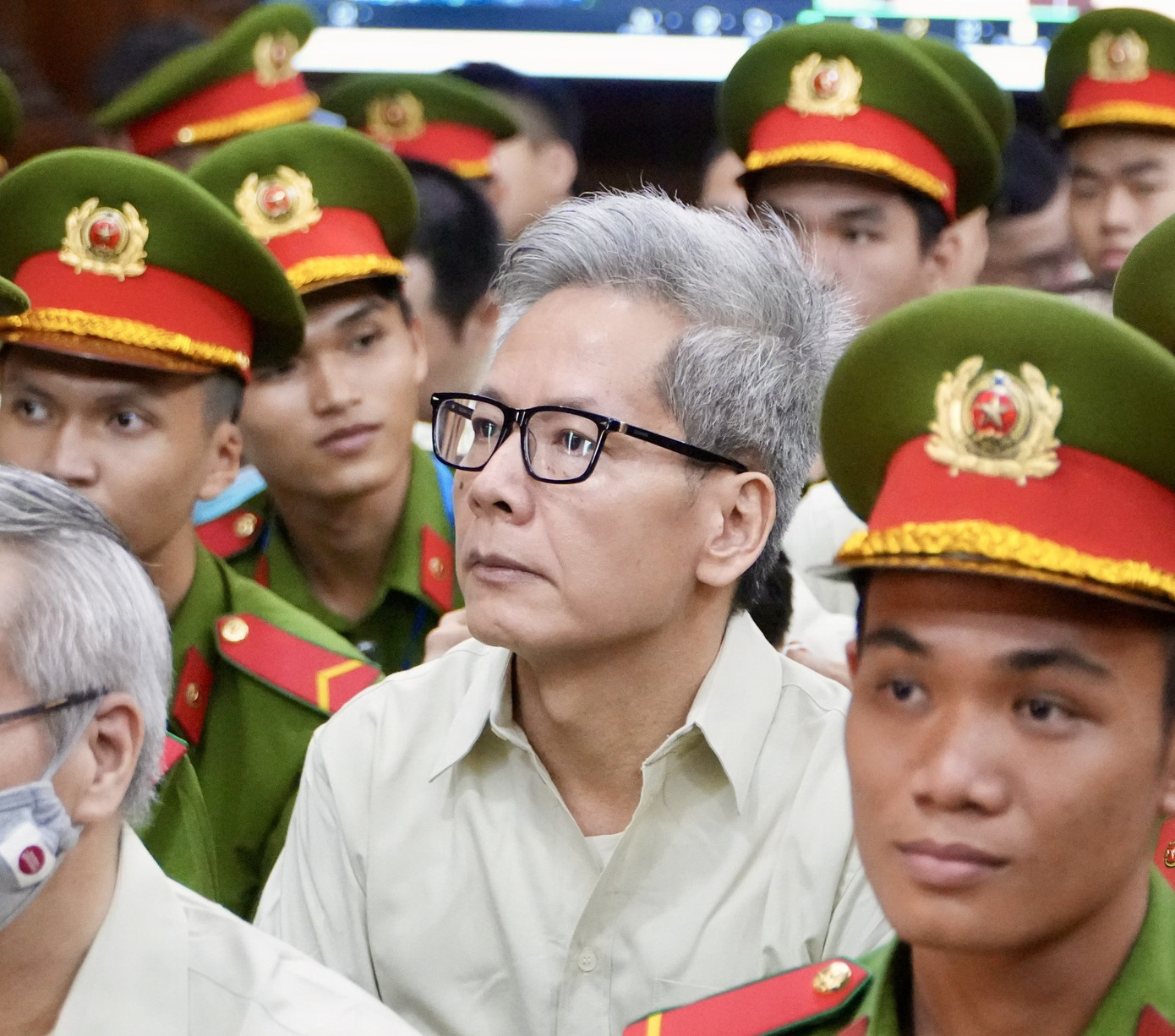 Bị cáo Trần Anh Quân tại phiên tòa.