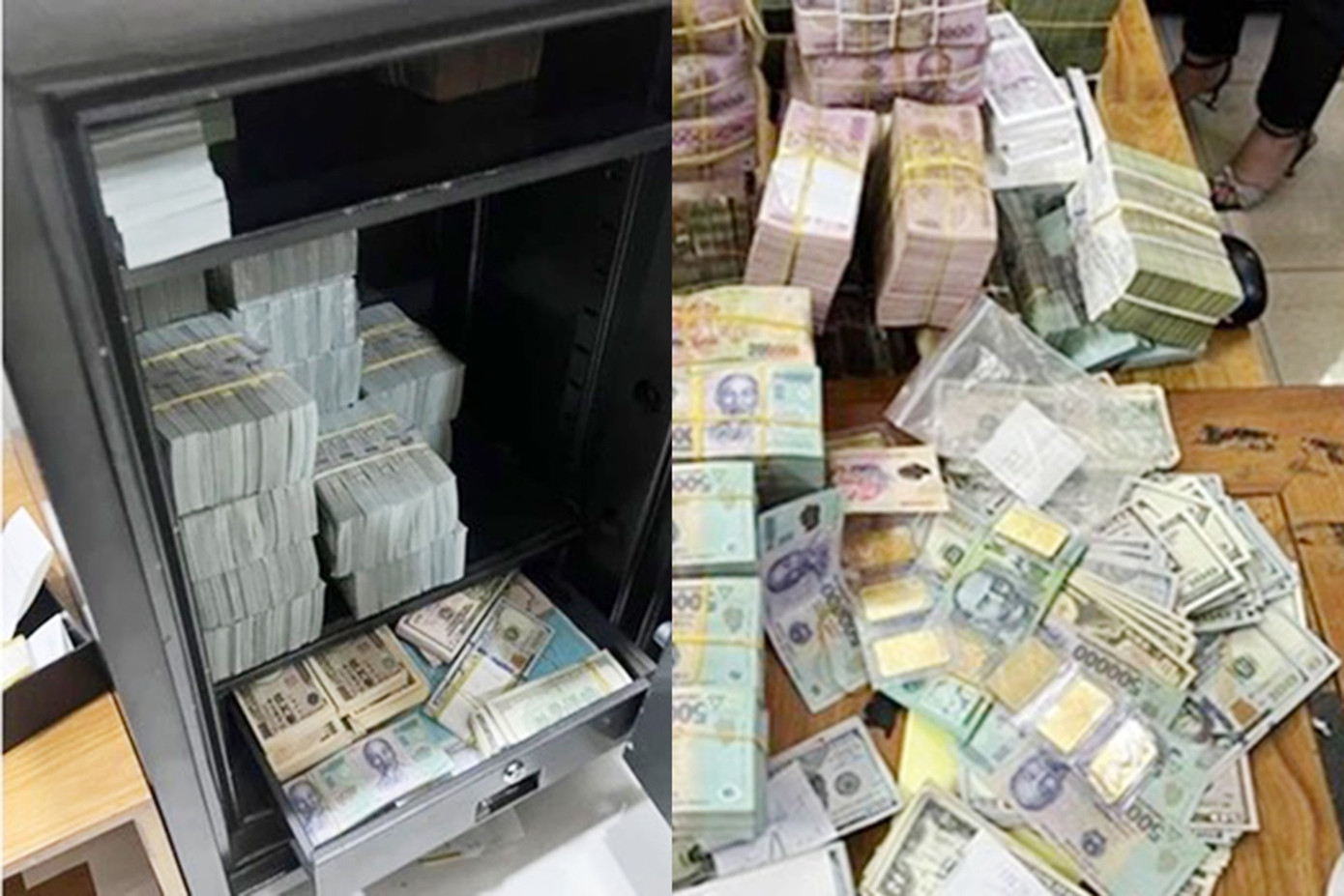 Tang vật vụ án. Ảnh: C.A Tang vật vụ án. Ảnh: C.A