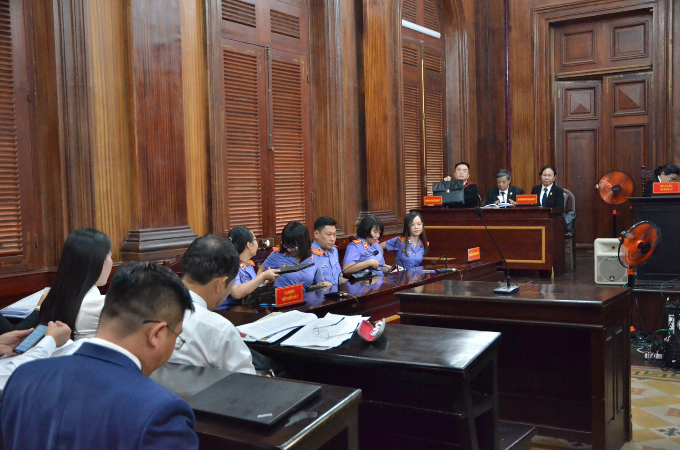 Đại diện Viện Kiểm sát tại phiên tòa.