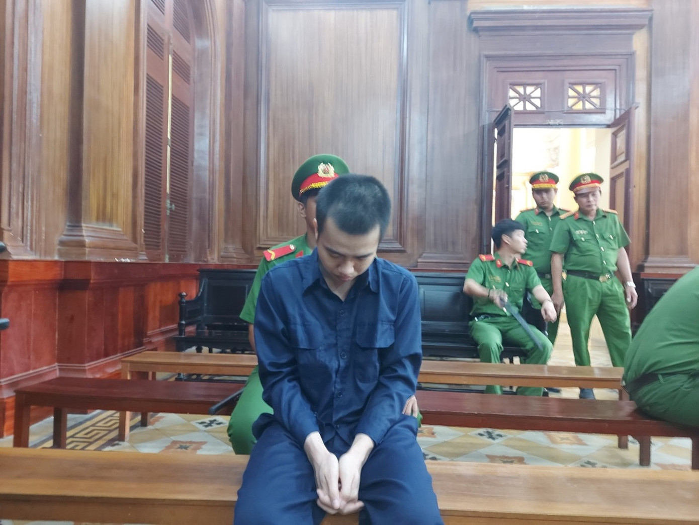 Bị cáo Nguyễn Đăng Khoa tại phiên tòa