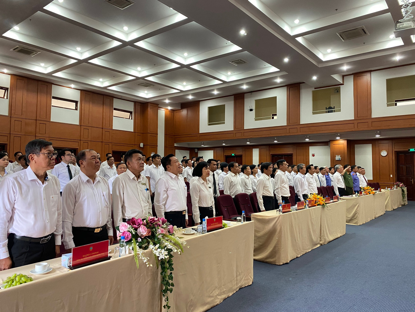 Buổi lễ trao quyết định cho tân Chánh án TAND cấp cao tại TPHCM hôm nay 29/7.