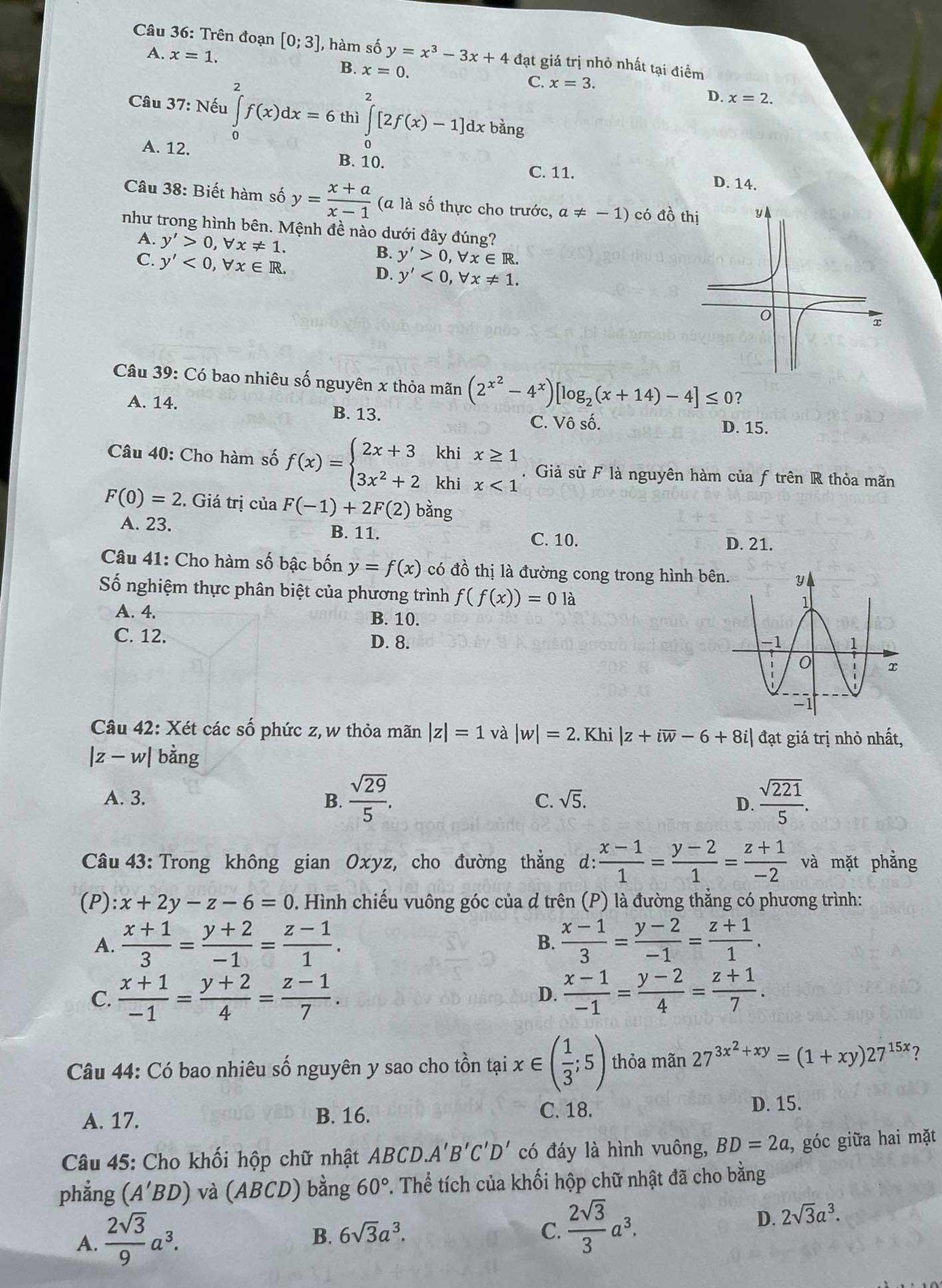 CẬP NHẬT THI THPT: XEM chi tiết giải đề môn Toán ảnh 28