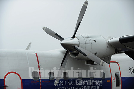 Cận cảnh cánh quạt của máy bay