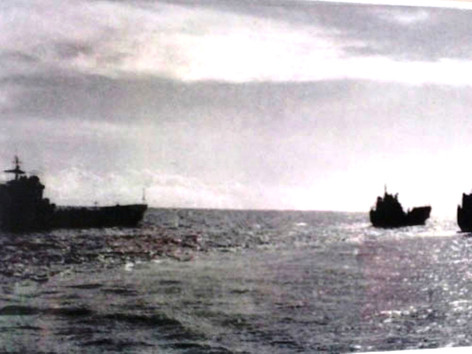 Tàu của Đoàn 125 chở lực lượng thần tốc giải phóng Trường Sa theo “mật lệnh” của Đại tướng Võ Nguyên Giáp (Ảnh tư liệu)