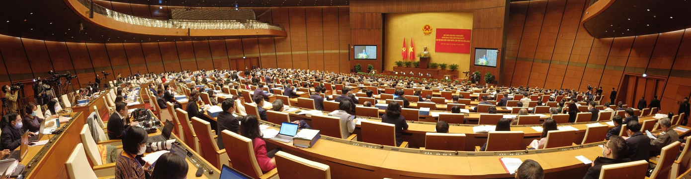 Hội trường Diên Hồng, nơi diễn ra Hội nghị Văn hóa toàn quốc.