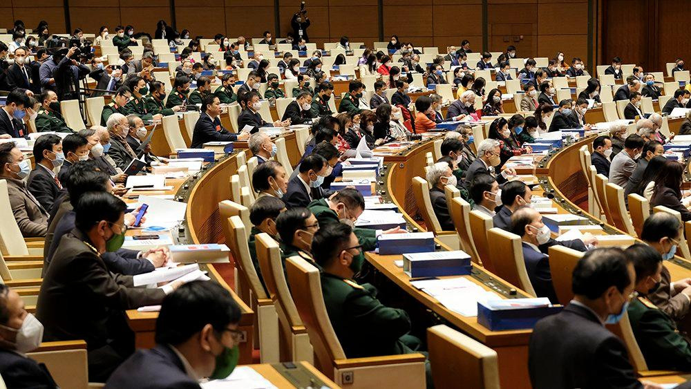 Hàng trăm đại biểu dự Hội nghị Văn hóa toàn quốc.