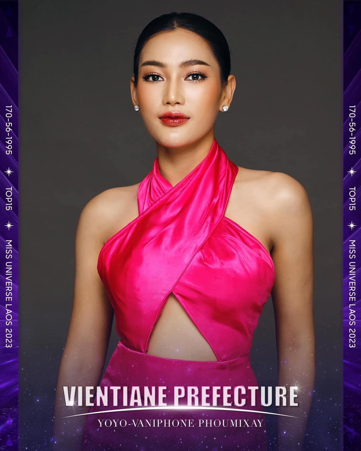 Ngày 16/5, chuyên trang sắc đẹp Sash Factor đăng tải bộ ảnh chân dung thí sinh Hoa hậu Hoàn vũ Lào 2023. Vòng chung kết có sự tham gia của 15 thí sinh. Tuy nhiên mặt bằng thí sinh năm nay không được đánh giá cao, ít người nổi bật. Hai người đẹp đại diện tỉnh Houaphanh và Vientiane Prefecture đang nhận được nhiều sự yêu mến nhất. Cả hai sở hữu gương mặt sắc sảo, được đánh giá là những ứng viên tiềm năng cho ngôi vị hoa hậu.