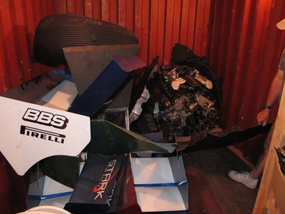 Động cơ V-12 6.7 lít của chiếc Rolls-Royces Phantomđược đem tặng cho bảo tàng ô tô Peterson