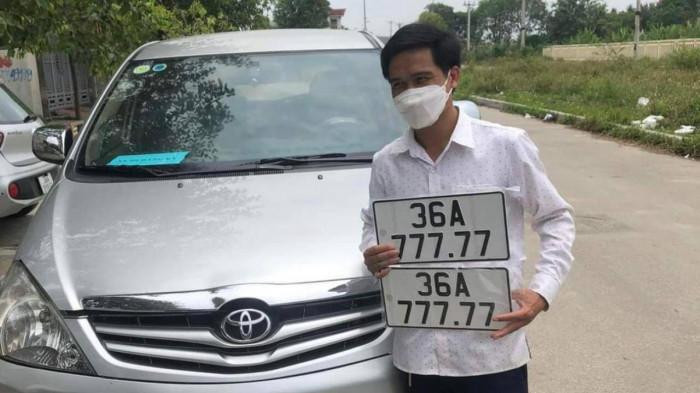 Biển số 36A 777.77 được một số người hỏi mua lại