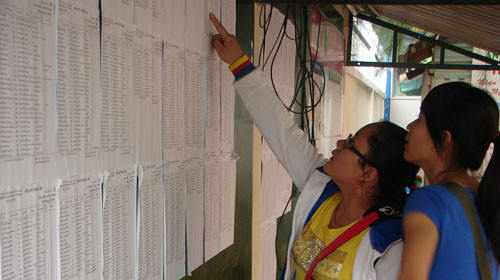 Học sinh Cần Thơ xem kết quả thi tốt nghiệp THPT năm 2011. Ảnh: Thanh Xuân. Học sinh Cần Thơ xem kết quả thi tốt nghiệp THPT năm 2011. Ảnh: Thanh Xuân