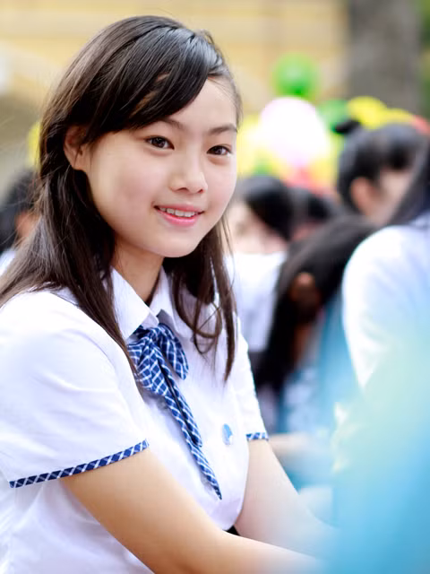 Rạng rỡ trong ngày khai trường