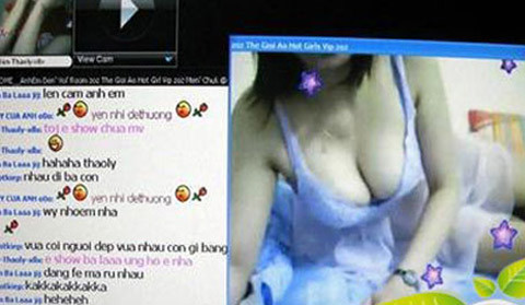 Một cô gái tự giới thiệu trên một diễn đàn mạng giới trẻ