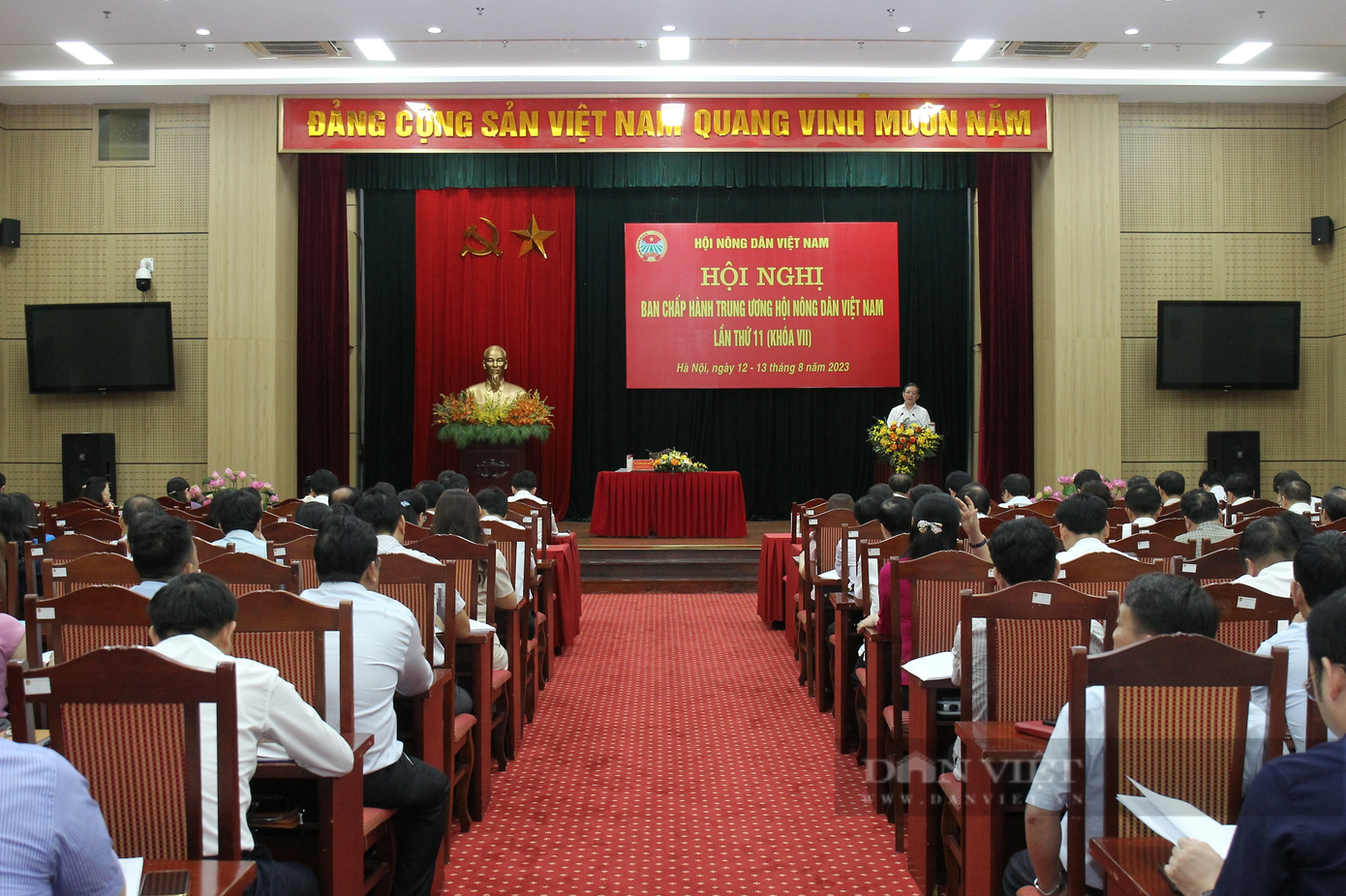 Toàn cảnh hội nghị Ban Chấp hành Hội Nông dân Việt Nam ngày 12/8 Toàn cảnh hội nghị Ban Chấp hành Hội Nông dân Việt Nam ngày 12/8