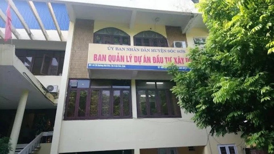 Ban Quản lý dự án đầu tư xây dựng huyện Sóc Sơn
