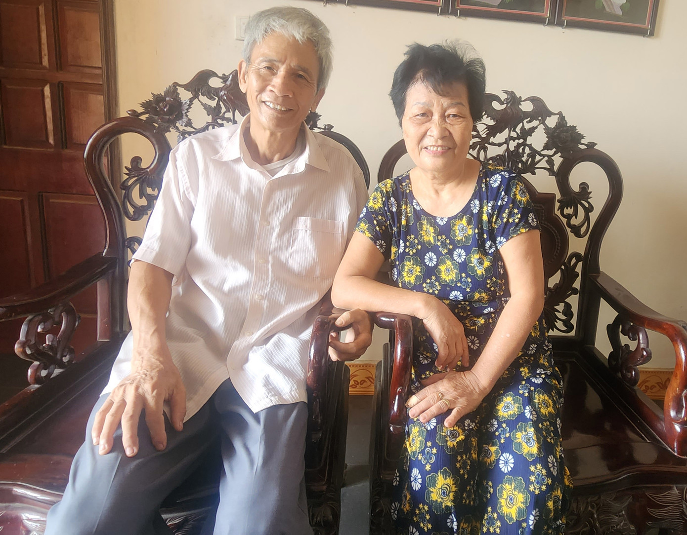 Vợ chồng ông Nguyễn Quang Bích