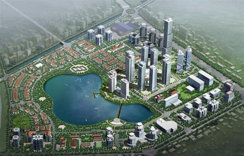 Khu đô thị Thành phố giao lưu được điều chỉnh Cục bộ quy hoạch chi tiết, tỷ lệ 1/500.