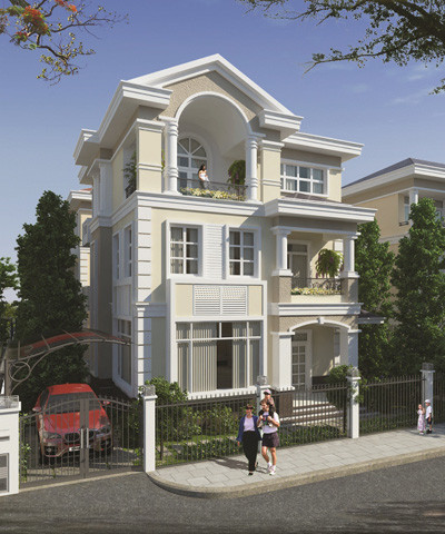 Kiểu biệt thự đơn lập A2