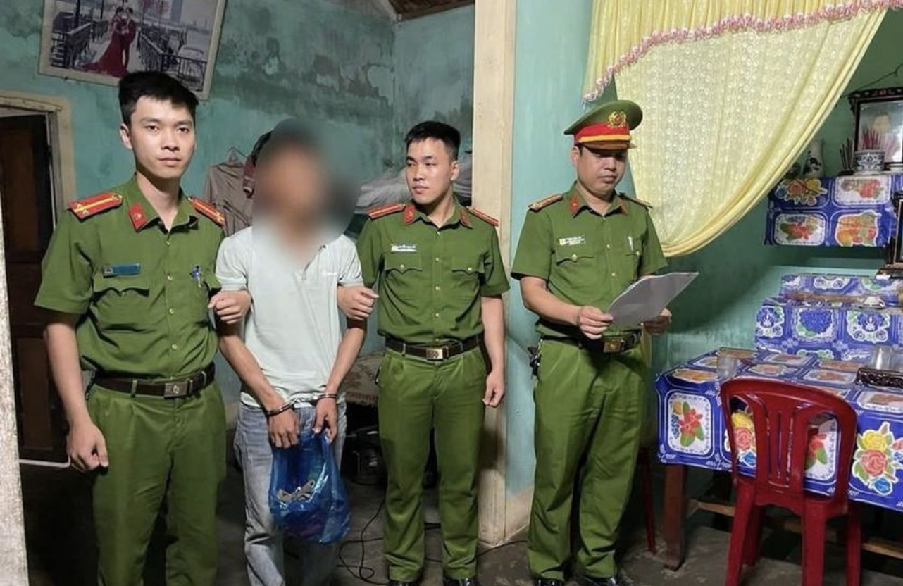 “Đạo chích” Trần Văn Long tại thời điểm bị bắt. Ảnh: CA “Đạo chích” Trần Văn Long tại thời điểm bị bắt. Ảnh: CA