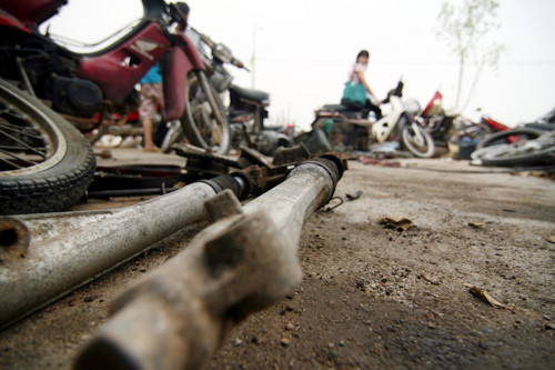 Chúng nằm la liệt các lối ra vào