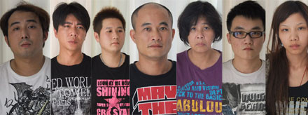 7 đối tượng được xác định là cầm đầu băng nhóm lừa đảo người Trung Quốc