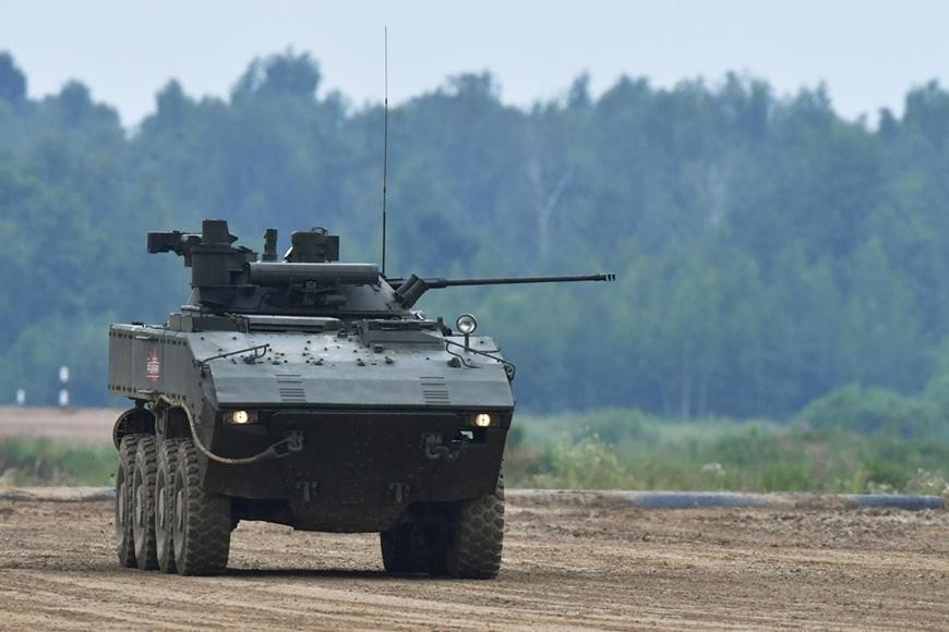 Xe bộ binh bọc thép K-17 của quân đội Nga. Ảnh: Ria Novosti Xe bộ binh bọc thép K-17 của quân đội Nga. Ảnh: Ria Novosti