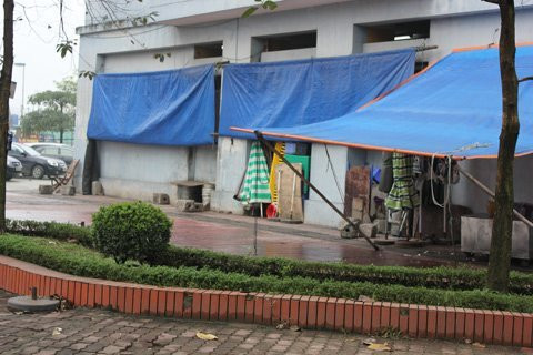 Hình ảnh khiến những khu đô thị trở nên nhếch nhác