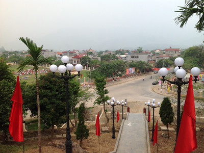 Một góc thị xã Nghĩa Lộ ngày nay