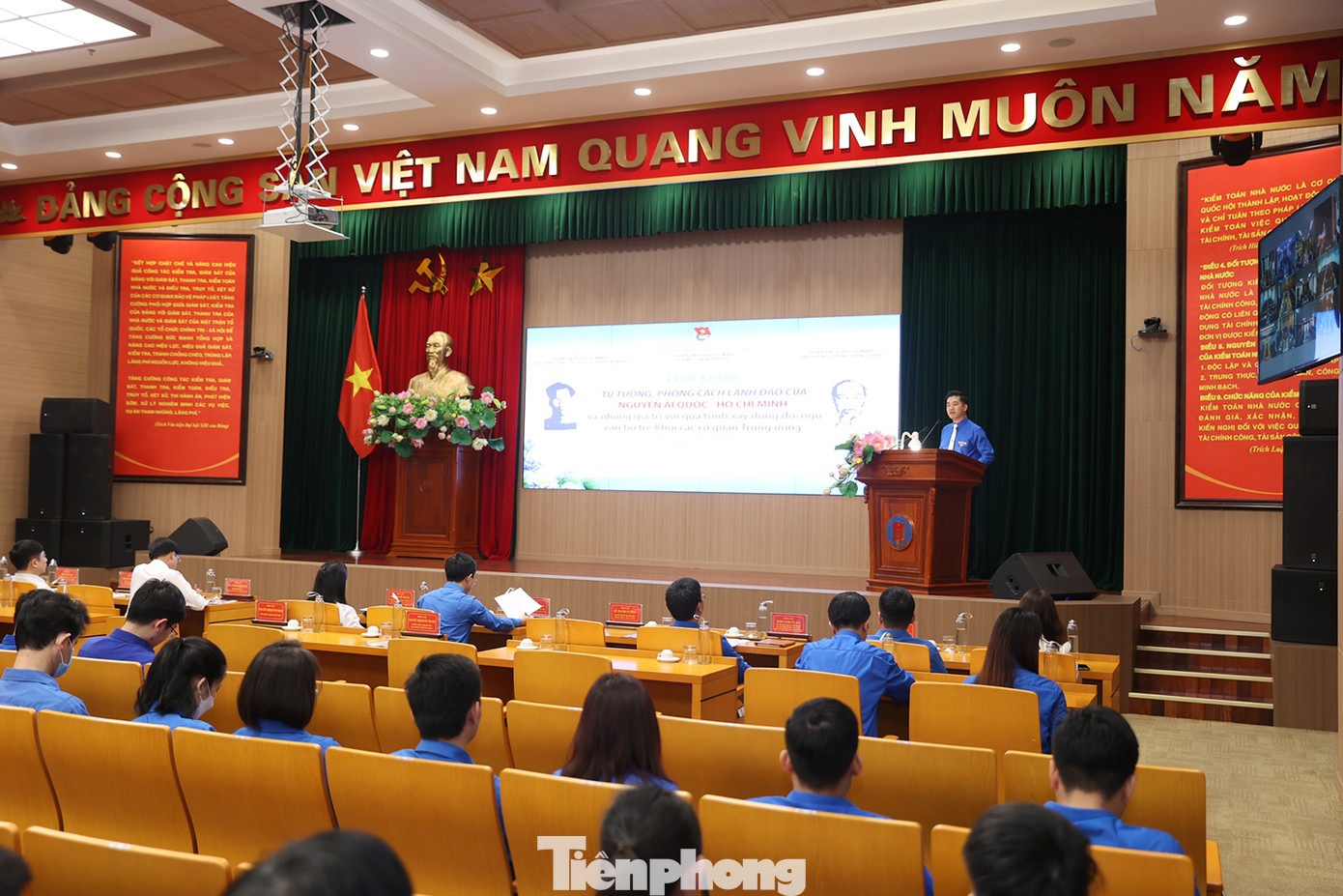 Bí thư Đoàn Thanh niên KTNN Lê Mạnh Cường.