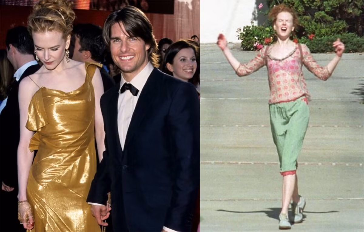 Khoảnh khắc Nicole Kidman hò hét trước tòa án sau khi ly hôn Tom Cruise là một trong những bức ảnh nổi tiếng nhất giới Hollywood. Khoảnh khắc Nicole Kidman hò hét trước tòa án sau khi ly hôn Tom Cruise là một trong những bức ảnh nổi tiếng nhất giới Hollywood.