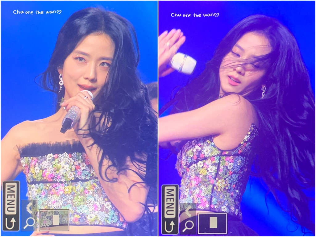 Ở đêm diễn 16/9, chị đại BlackPink diện phong cách công chúa quen thuộc. Tuy thiết kế có phần đơn giản, Jisoo được cho là chịu chơi nhất trong đêm diễn cuối Born Pink World Tour.