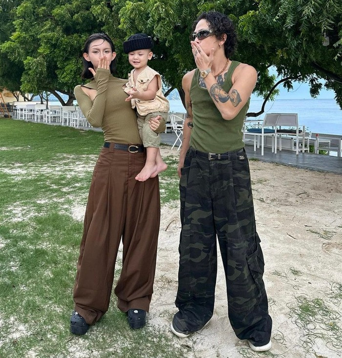 Hình ảnh gia đình Decao - Lâm Minh.