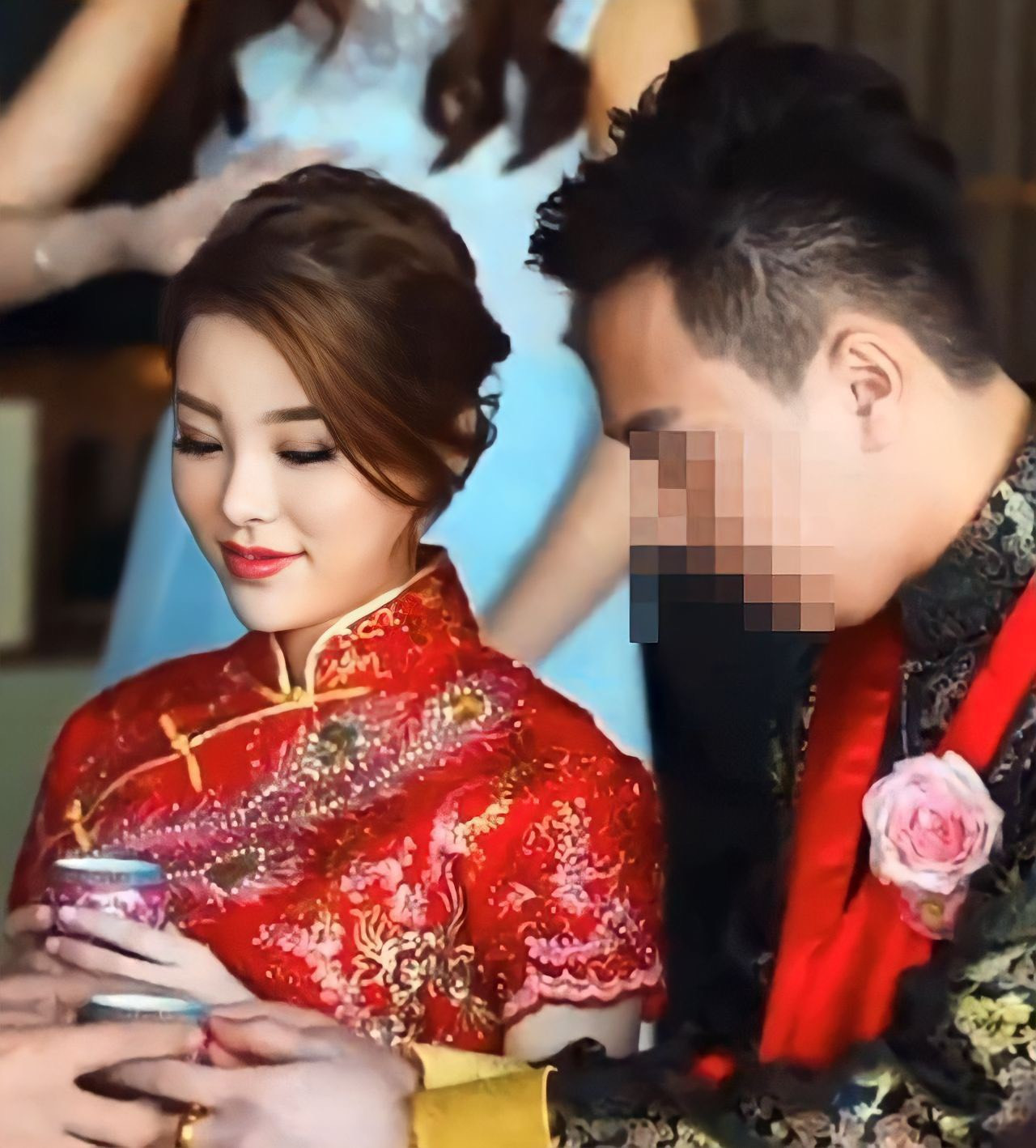 Hình ảnh Thái Thiên Phượng trong lễ cưới hào môn.