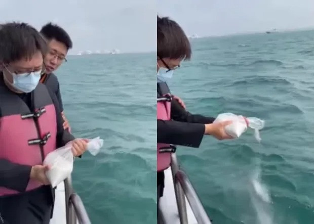 Lâm Tĩnh Ân vắng mặt trong buổi rải tro cốt của Lý Khôn Thành.