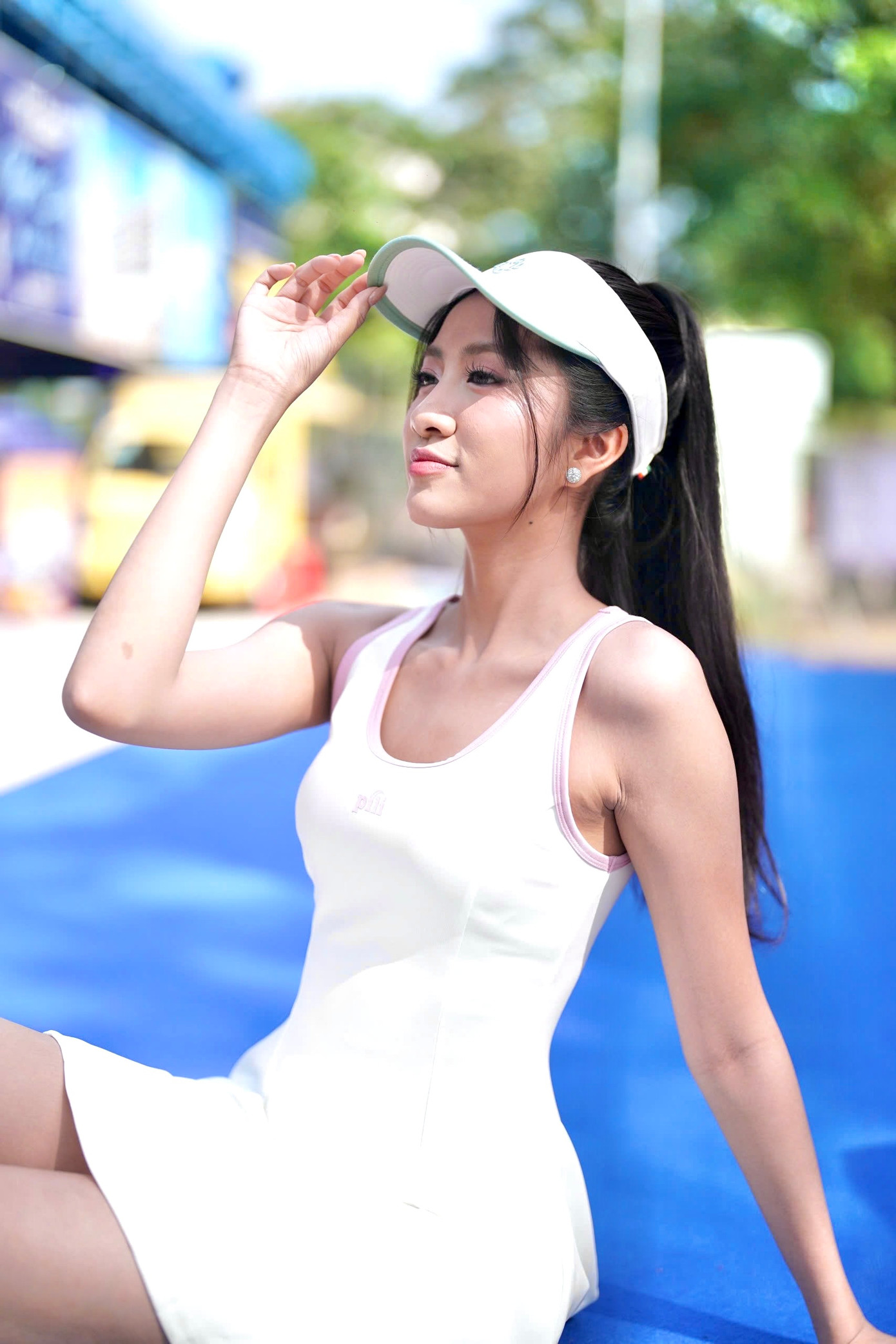 Trả lời Tiền Phong, Hà Trúc Linh nói cô chưa có cơ hội chơi pickleball. Sắp tới cô muốn sức môn thể thao đang được chú ý, phù hợp mọi độ tuổi.