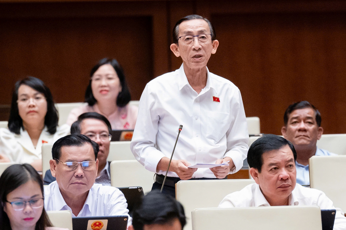 Đại biểu Trần Hoàng Ngân (đoàn TPHCM). Đại biểu Trần Hoàng Ngân (đoàn TPHCM).