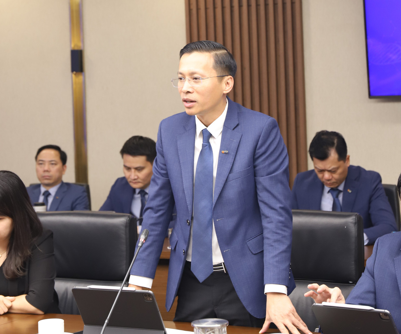 Ông Phạm Như Ánh – Thành viên HĐQT, Tổng giám đốc MB phát biểu tại sự kiện.