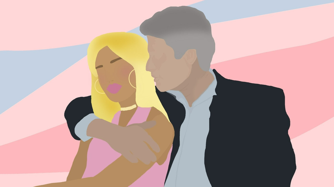 Ảnh minh họa về mối quan hệ sugar daddy - sugar baby trên Glamour. Ảnh minh họa về mối quan hệ sugar daddy - sugar baby trên Glamour.