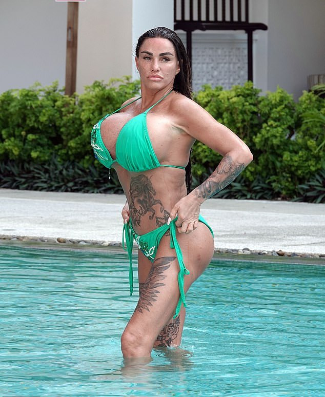 Ngoại hình gây sốc hiện tại của Katie Price.