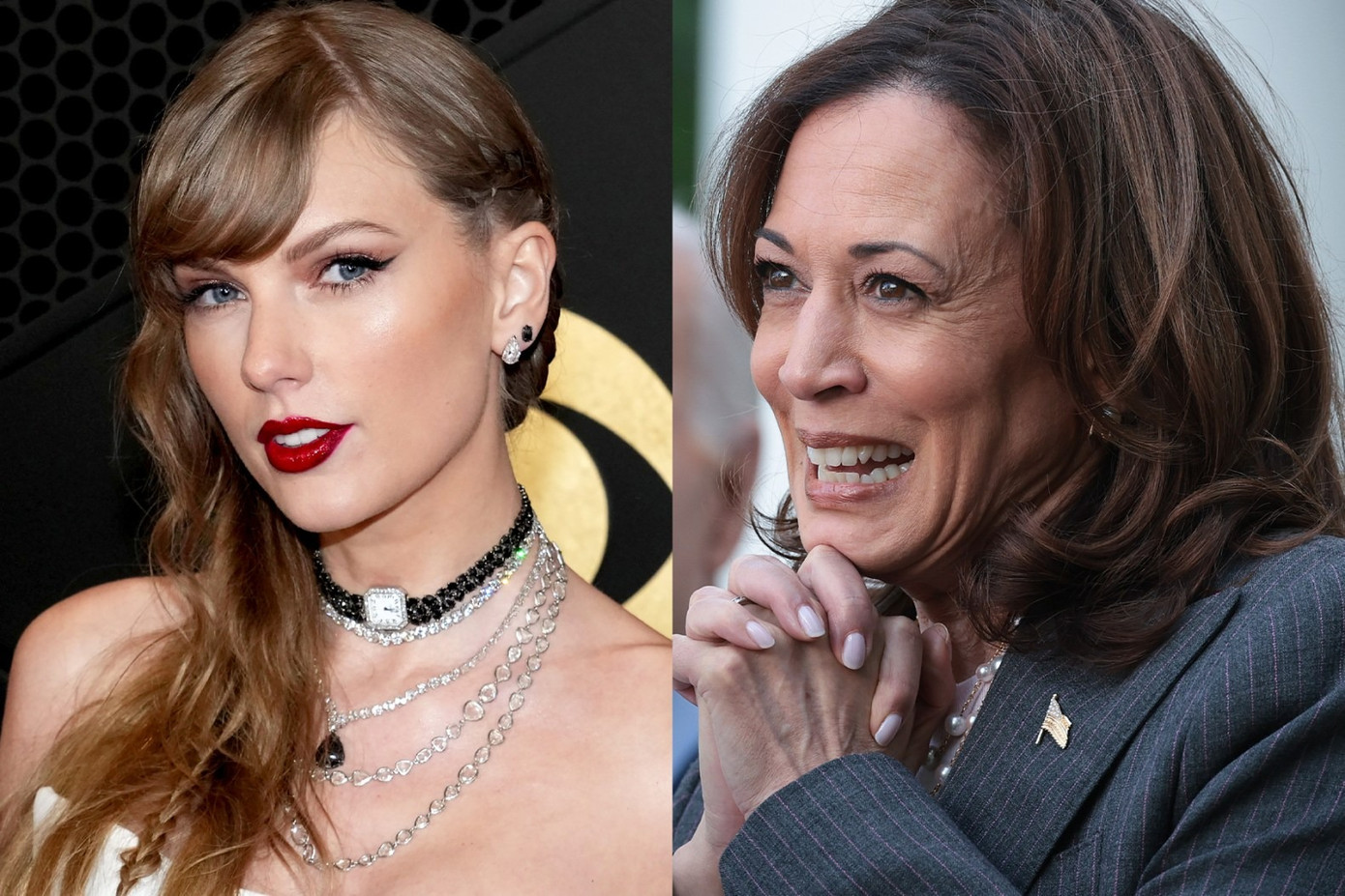 Bà Kamala Harris cảm kích Taylor Swift vì được nữ ca sĩ ủng hộ. Bà Kamala Harris cảm kích Taylor Swift vì được nữ ca sĩ ủng hộ.
