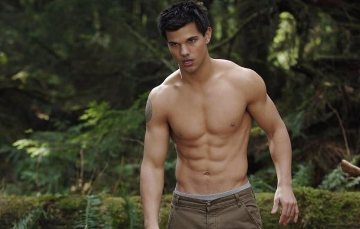 Thân hình hoàn hảo của Taylor Lautner thời đóng Chạng vạng.