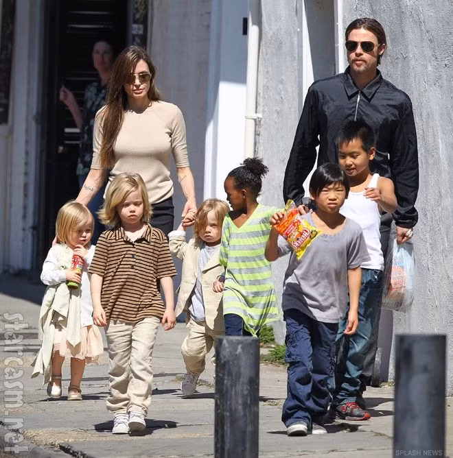 Khi trưởng thành, những đứa trẻ dần rời bỏ Brad Pitt.