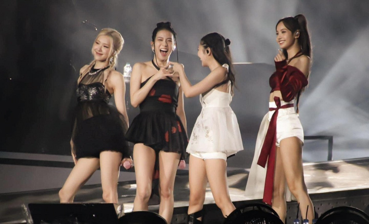 BlackPink tại concert ở sân Mỹ Đình, Hà Nội cuối tháng 7.