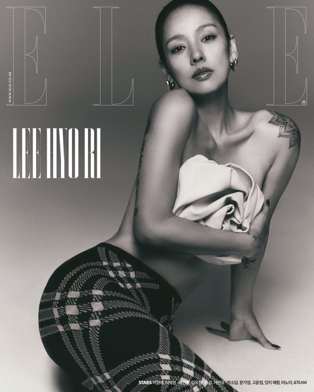 Hình ảnh trên tạp chí của Lee Hyori.