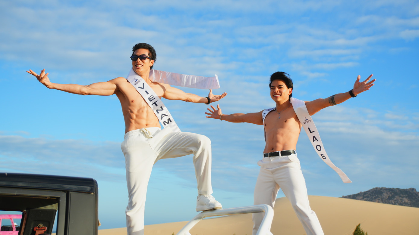 30 trai đẹp thế giới hội tụ tại Ninh Thuận. 30 trai đẹp thế giới hội tụ tại Ninh Thuận.