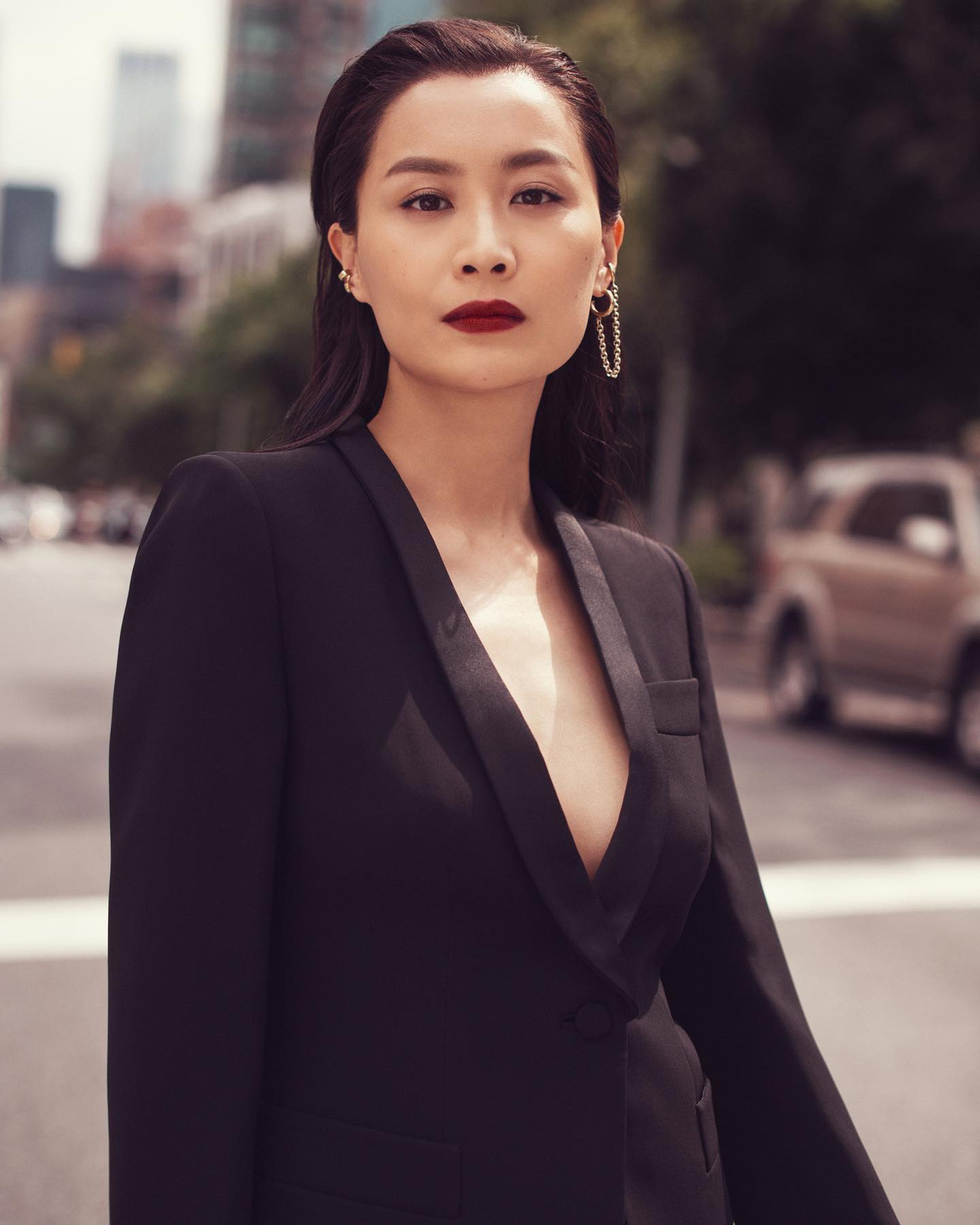 Trần Pháp Lai xây dựng hình ảnh sang trọng khi hoạt động tại Hollywood với nghệ danh Fala Chen.