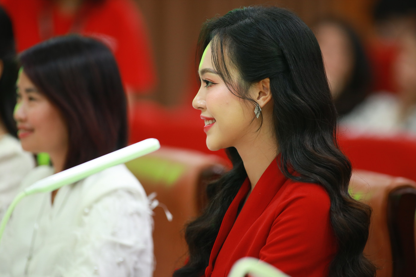 Trịnh Thùy Linh tại vòng sơ khảo Duyên dáng Ngoại thương 2023.