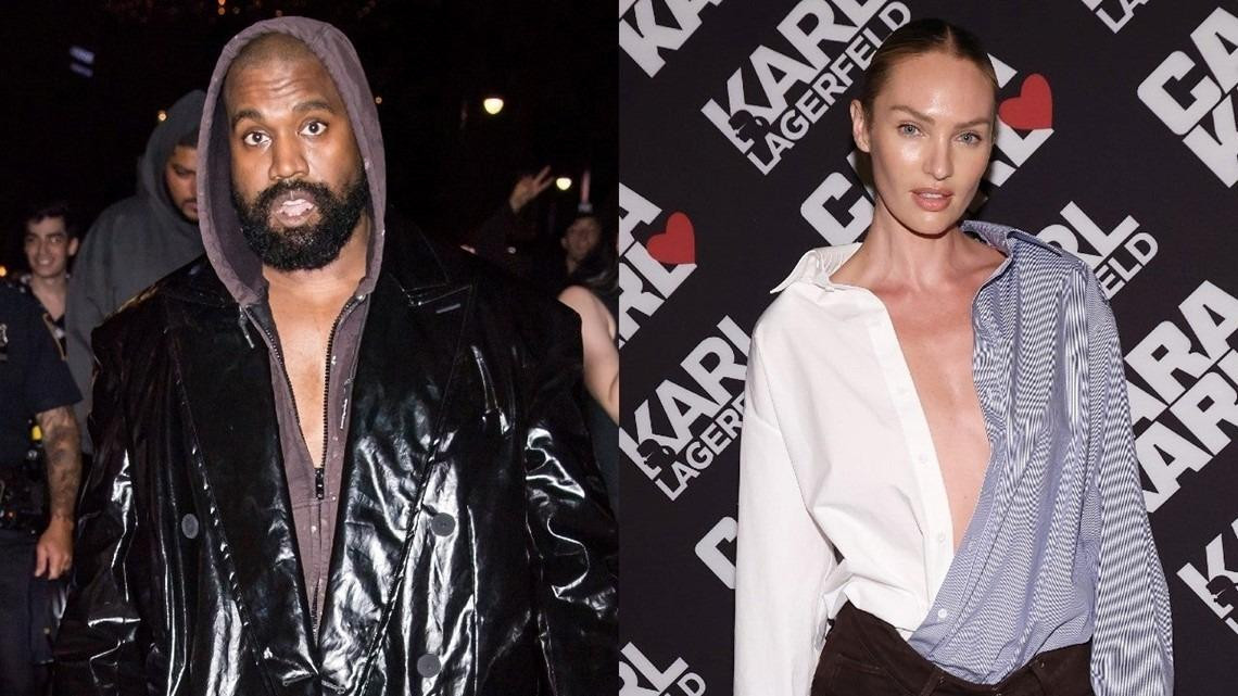 Rộ tin Kanye West hẹn hò thiên thần nội y Candice Swanepoel. Ảnh: Page Six.